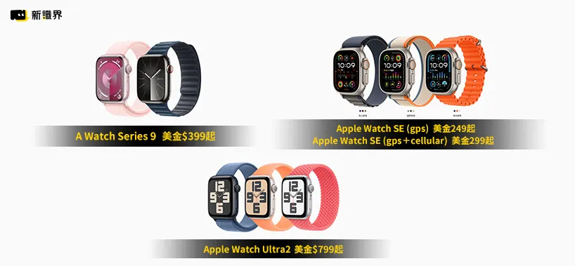 Apple Watch9/Ultra2蘋果發表會、上市資訊總覽