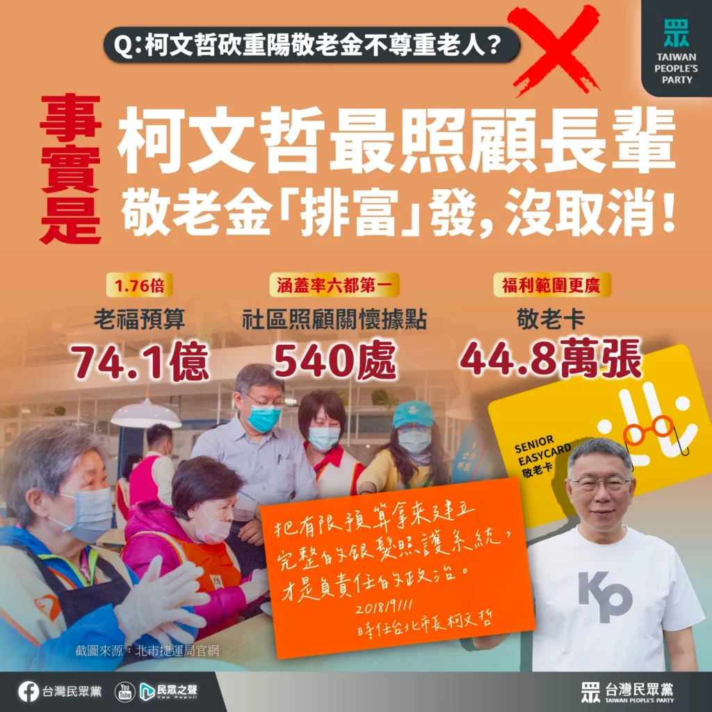 柯文哲八年政績讓台灣改變成真！各種抹黑控訴解答