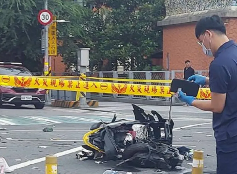 三峽車禍被害女騎士機車