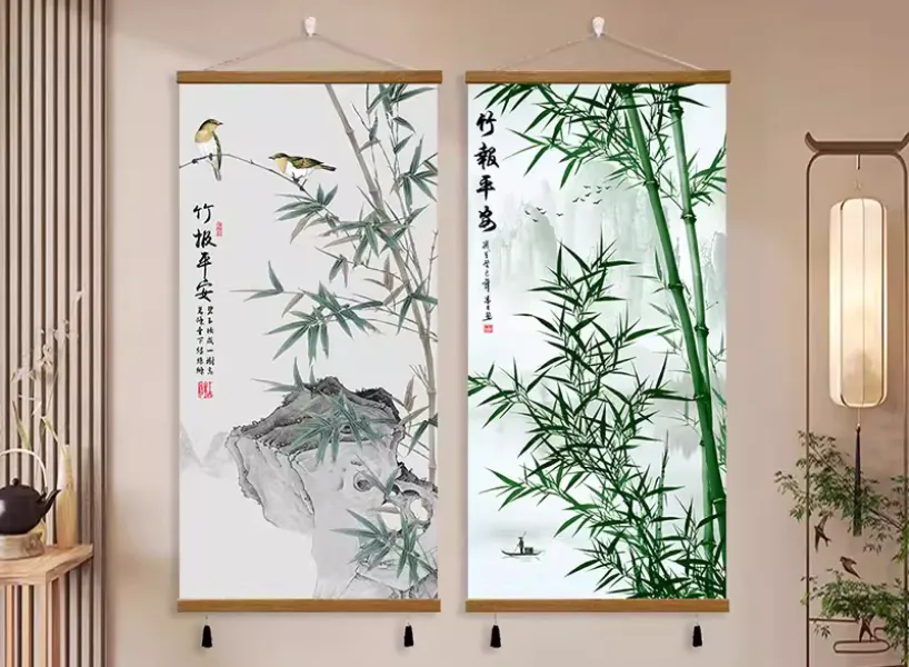 芒種開運物:竹子掛畫