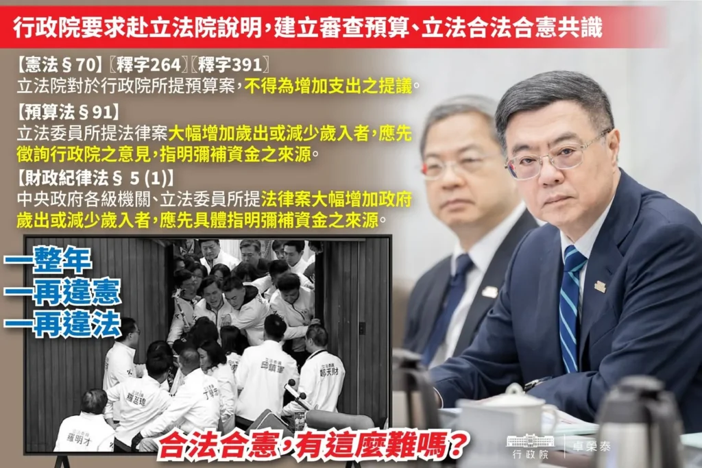 為何不發普發一萬?卓榮泰揭露財政數據反擊