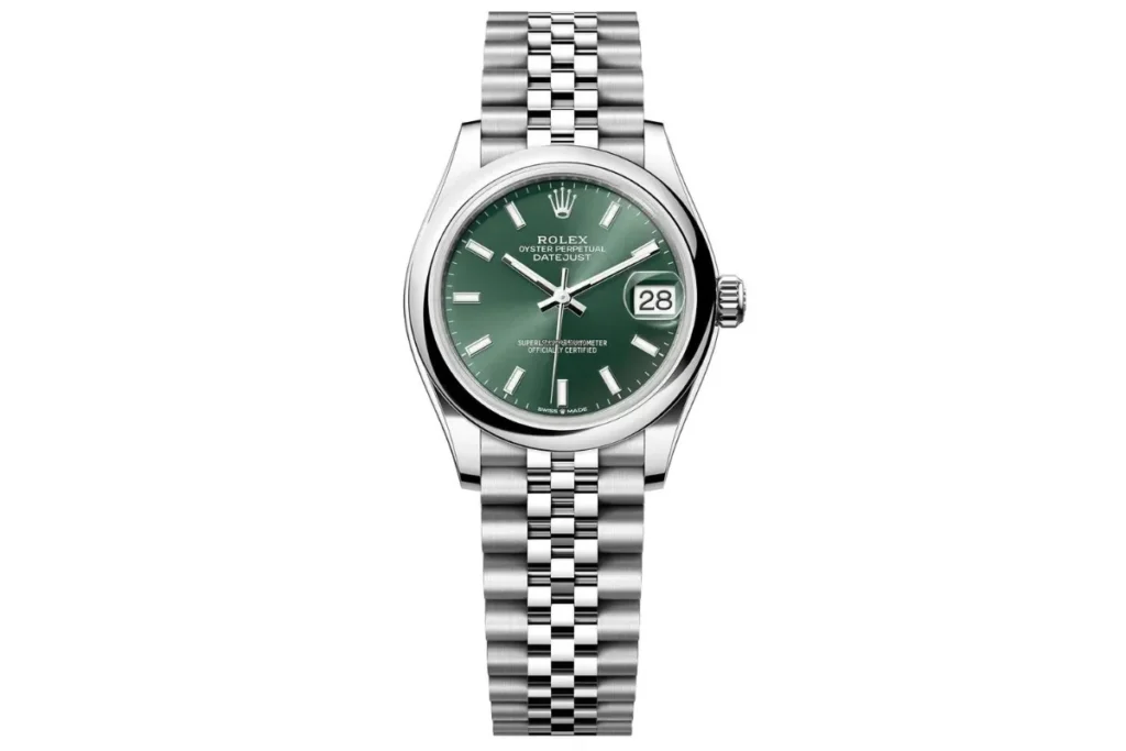 送媽媽手錶推薦錶款 ：ROLEX 勞力士 Lady-Datejust  綠面 278240