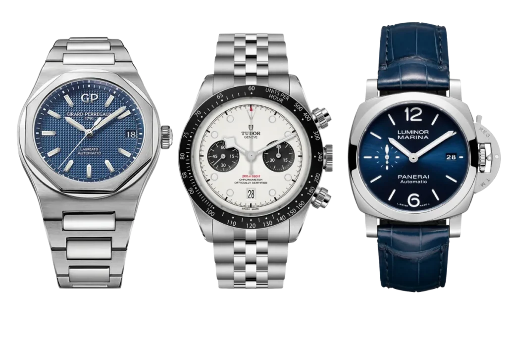 男友手錶推薦(Girard Perregaux Laureato、TUDOR Black Bay Chrono、PANERAI Luminor Marina)