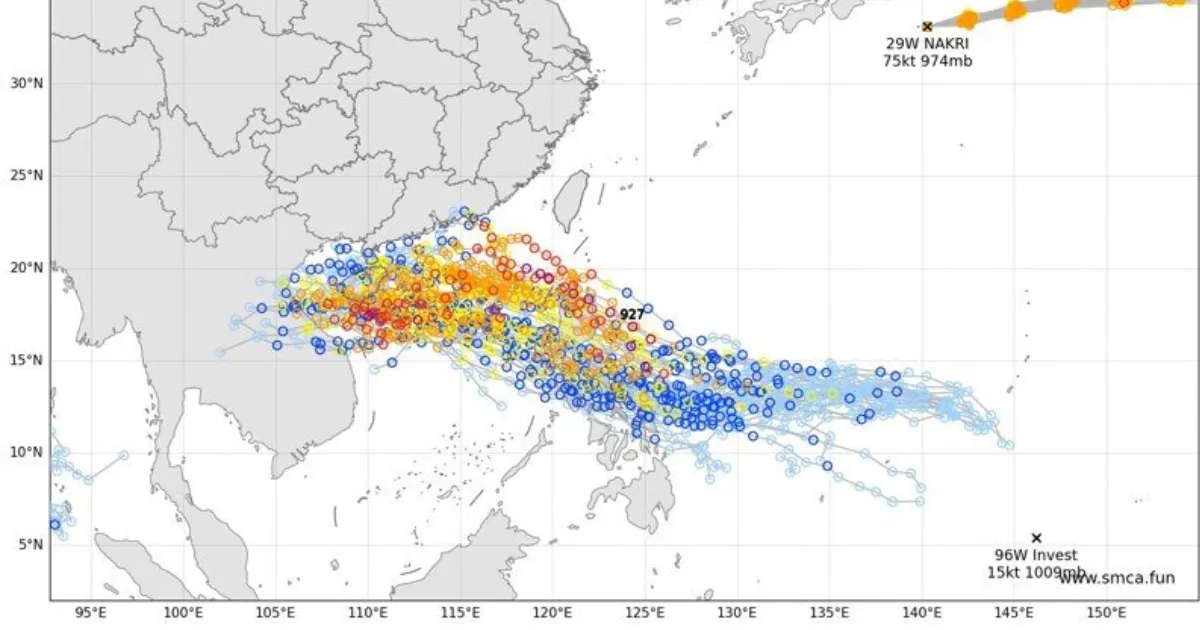 準「風神」颱風還在整合　關鍵轉折點在「菲律賓附近」