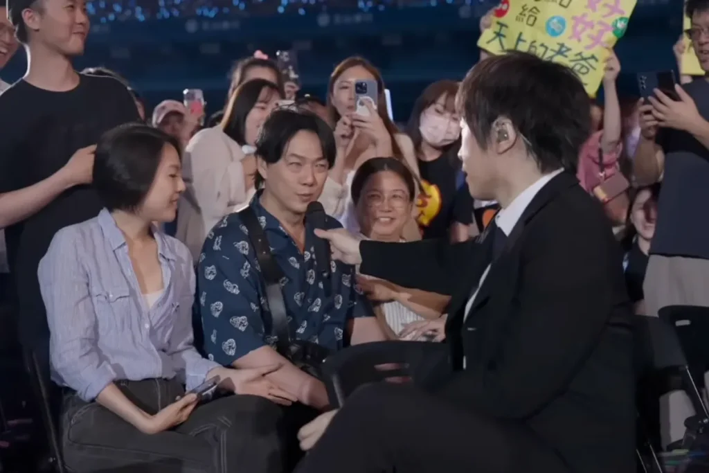 網傳蕭煌奇老婆是當日陪同看五月天演唱會的女伴