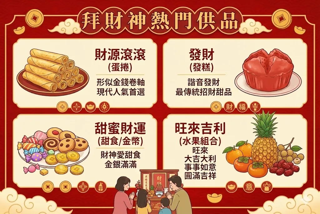 拜財神供品