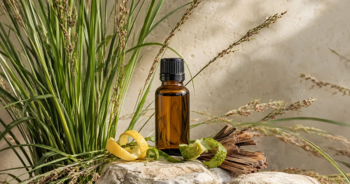 玫瑰草精油是什麼味道？清新草本、玫瑰、檸檬與綠葉整理